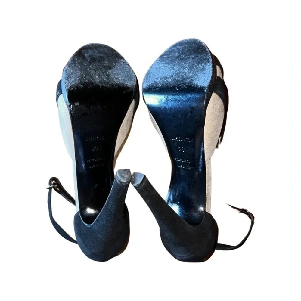Hermes Highlight d'Orsay Suede Pumps Size 38.5 - Picture 11 of 11